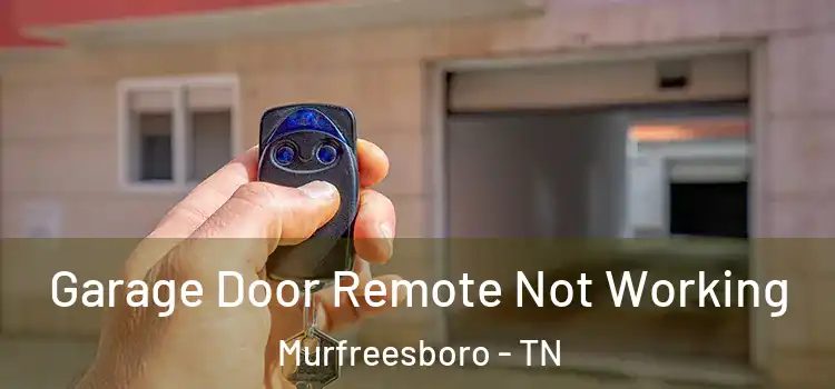  Garage Door Remote Not Working Murfreesboro - TN